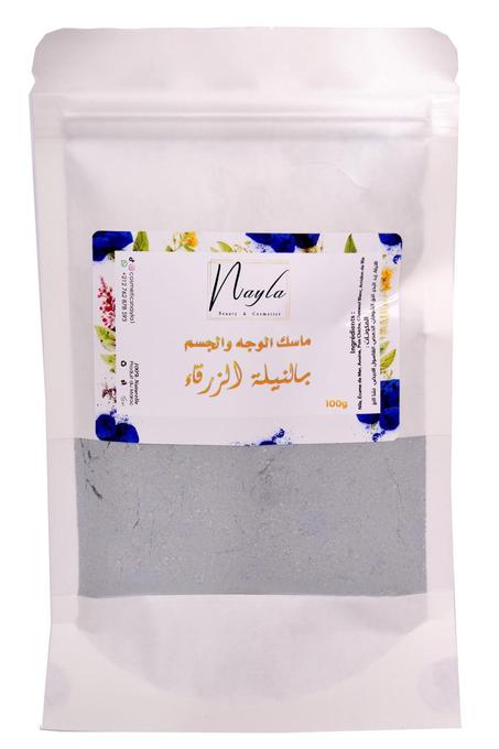 ماسك الجسم والوجه بالنيلة
