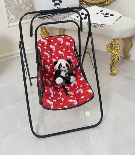 أرجوحة اطفال لون حمراء (الحديد اسود)