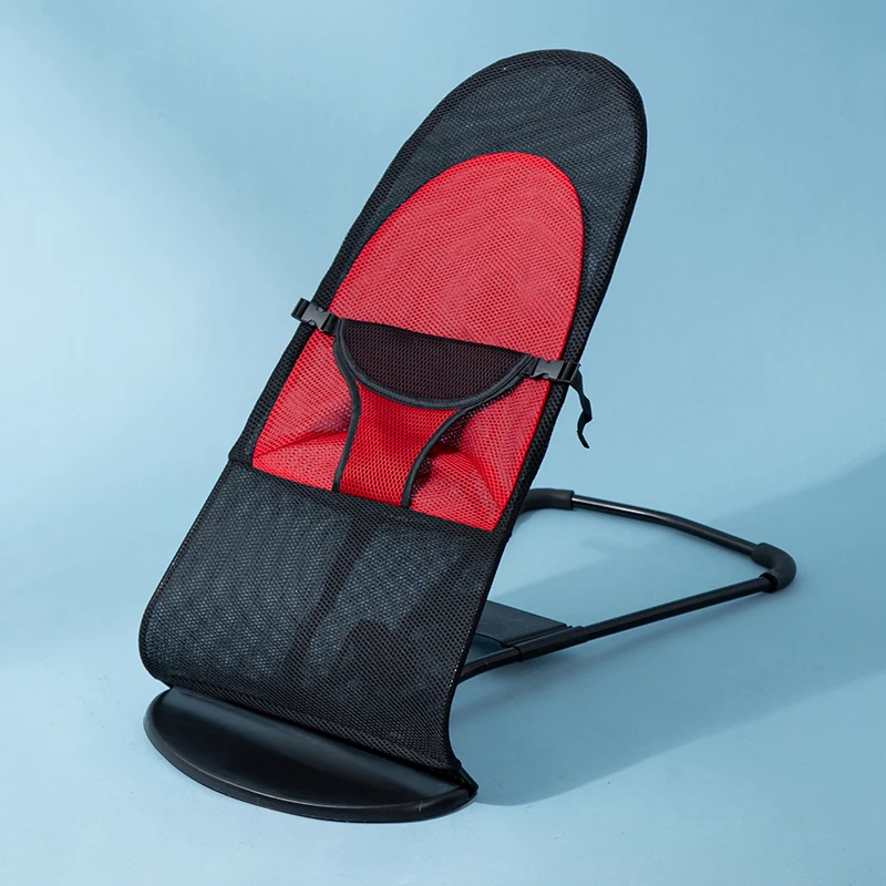 كرسي الهز المريح (احمر و اسود )