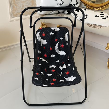 أرجوحة اطفال لون  اسود اشكال (الحديد اسود )n