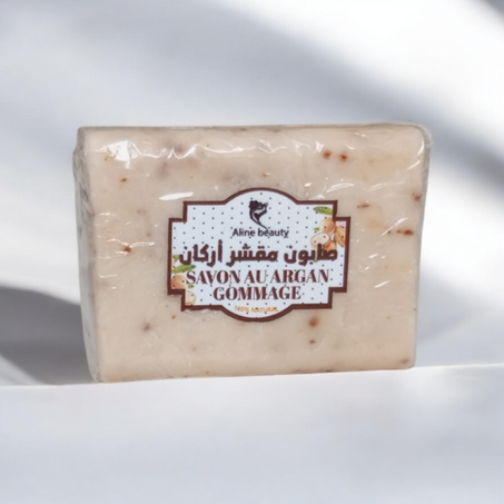 صابون مقشر بالأركان