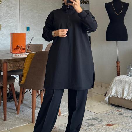 انطلقي بأناقة وراحة لا مثيل لها: طقم الكاجوال المحتشم