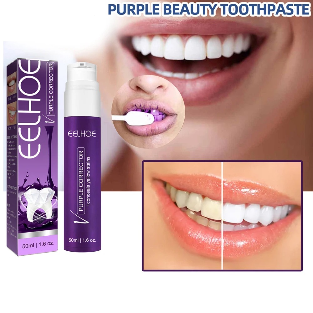 Purple Whitening Toothpaste - معجون الأسنان الأرجواني