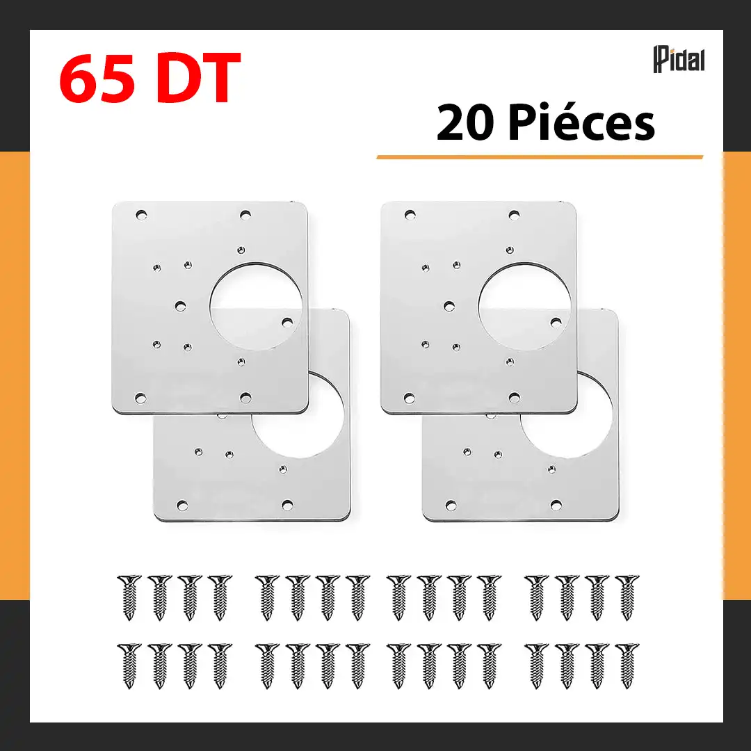 Kit De Réparation De Charnière De Porte D'armoire, 1-3 Pièces Plaque De