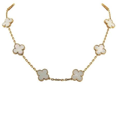 Collier Van Cleef Blanc