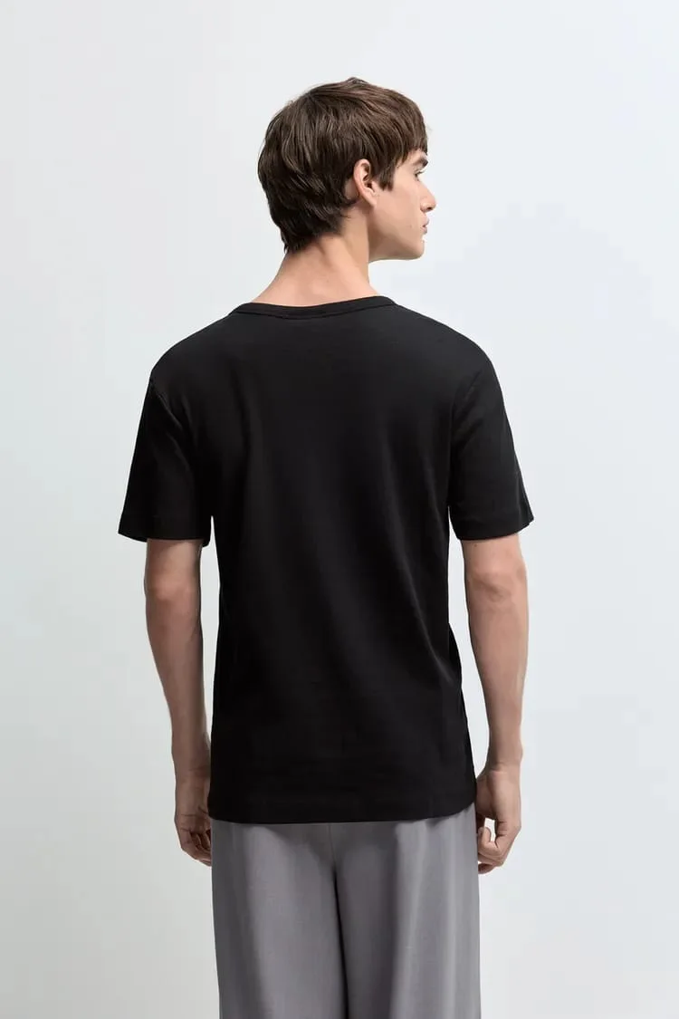 T-SHIRT HENLEY COTELE