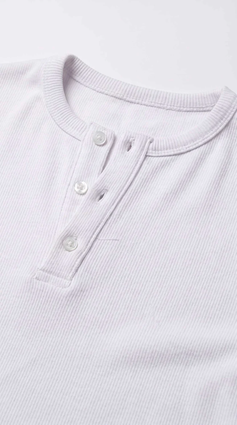T-SHIRT HENLEY COTELE | OLD MONEY