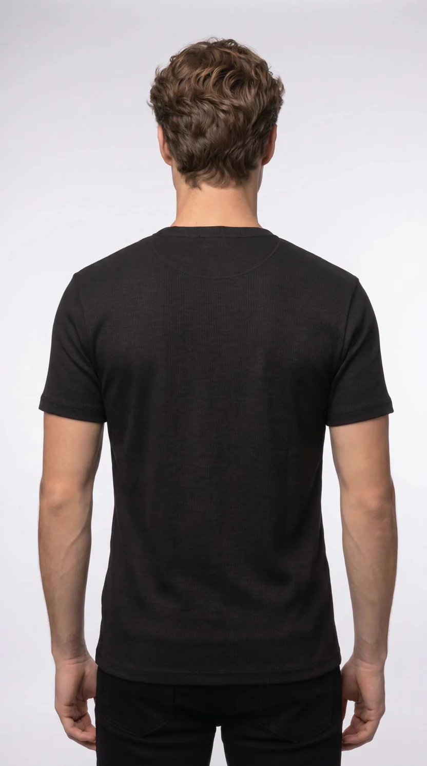 T-SHIRT HENLEY COTELE | OLD MONEY