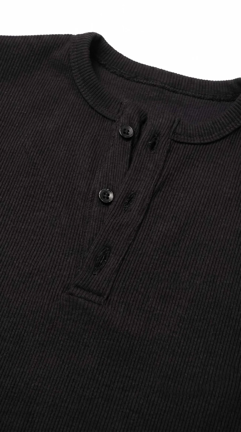 T-SHIRT HENLEY COTELE | OLD MONEY