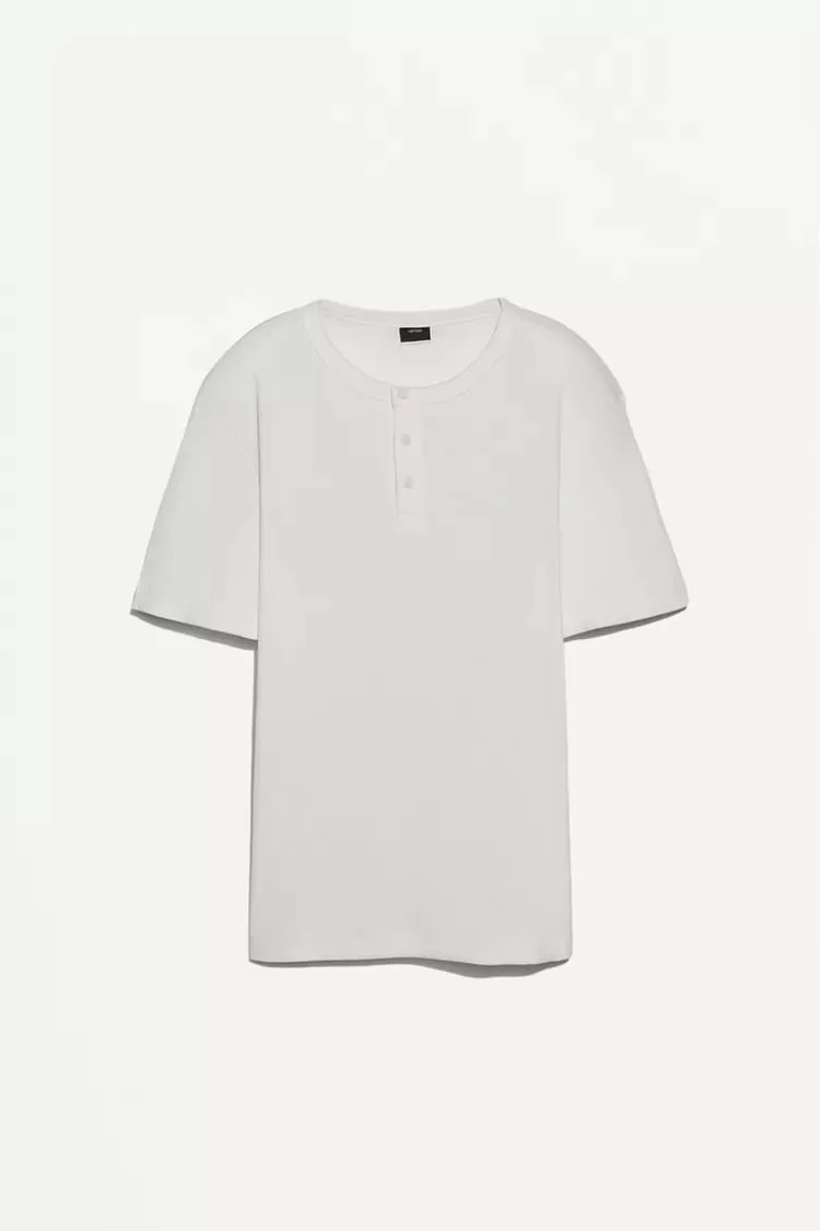 T-SHIRT HENLEY COTELE