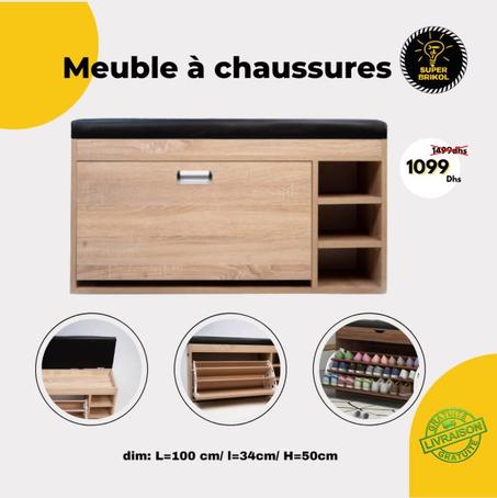 Meuble chaussure , armoire à chaussures avec meuble de rangement