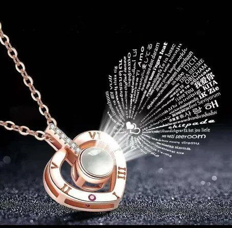 Collier 1 je t’aime en 100 langues