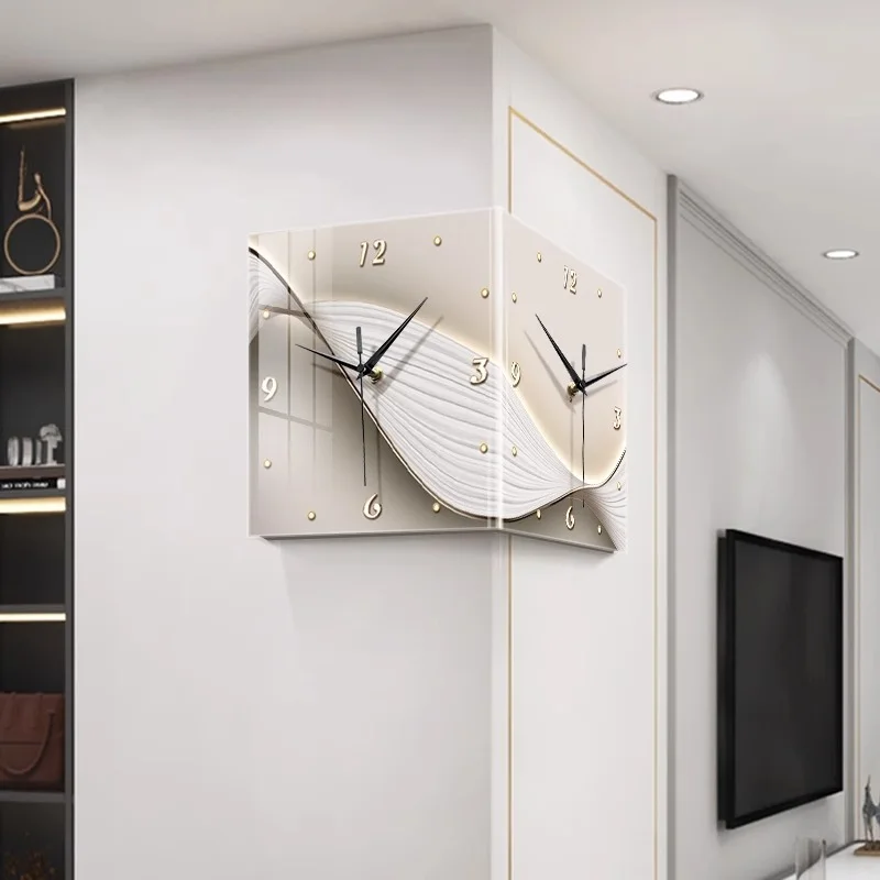 ساعة حائطية ذكية ثنائية الوجه في منزلك او مكتبك