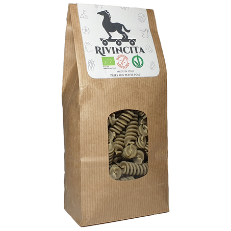 PÂTES AUX PETITS POIS BIOLOGIQUE ET SANS GLUTEN