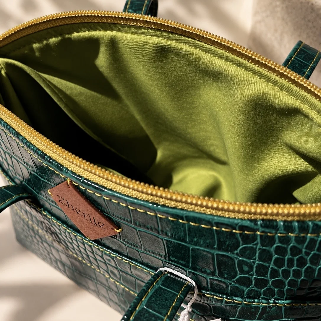 Sac croco - Vert