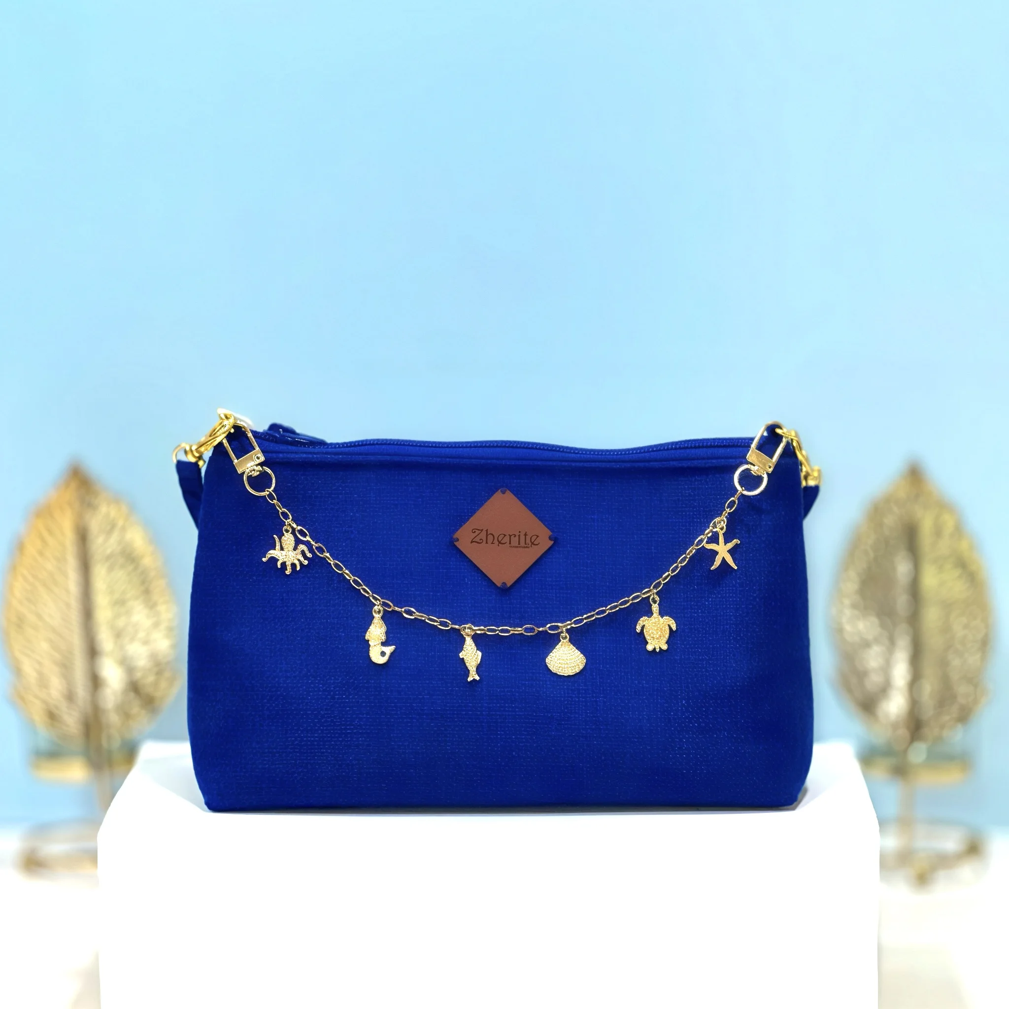Sac baguette - bleu electrique