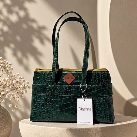 Sac croco - Vert