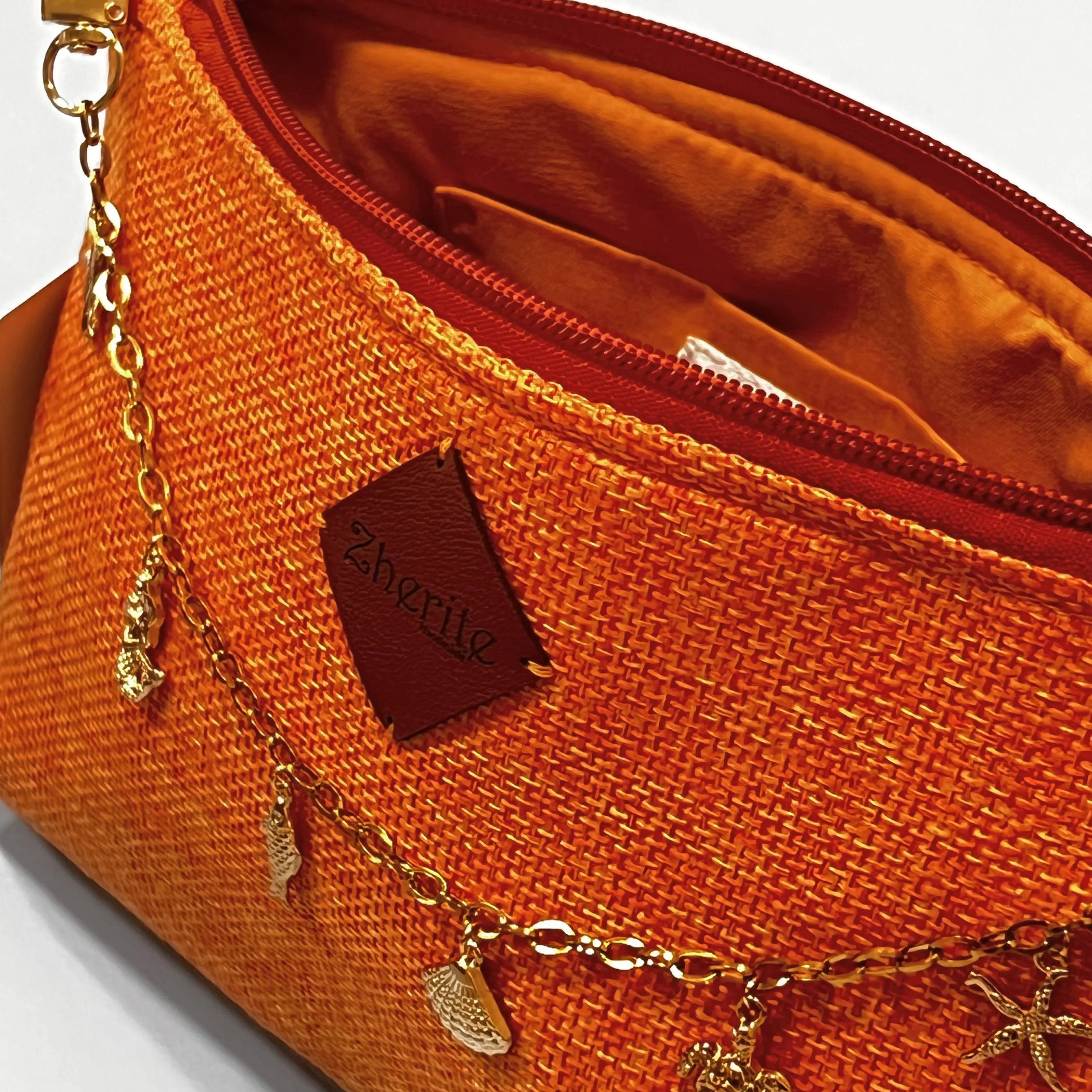 Sac baguette - orange