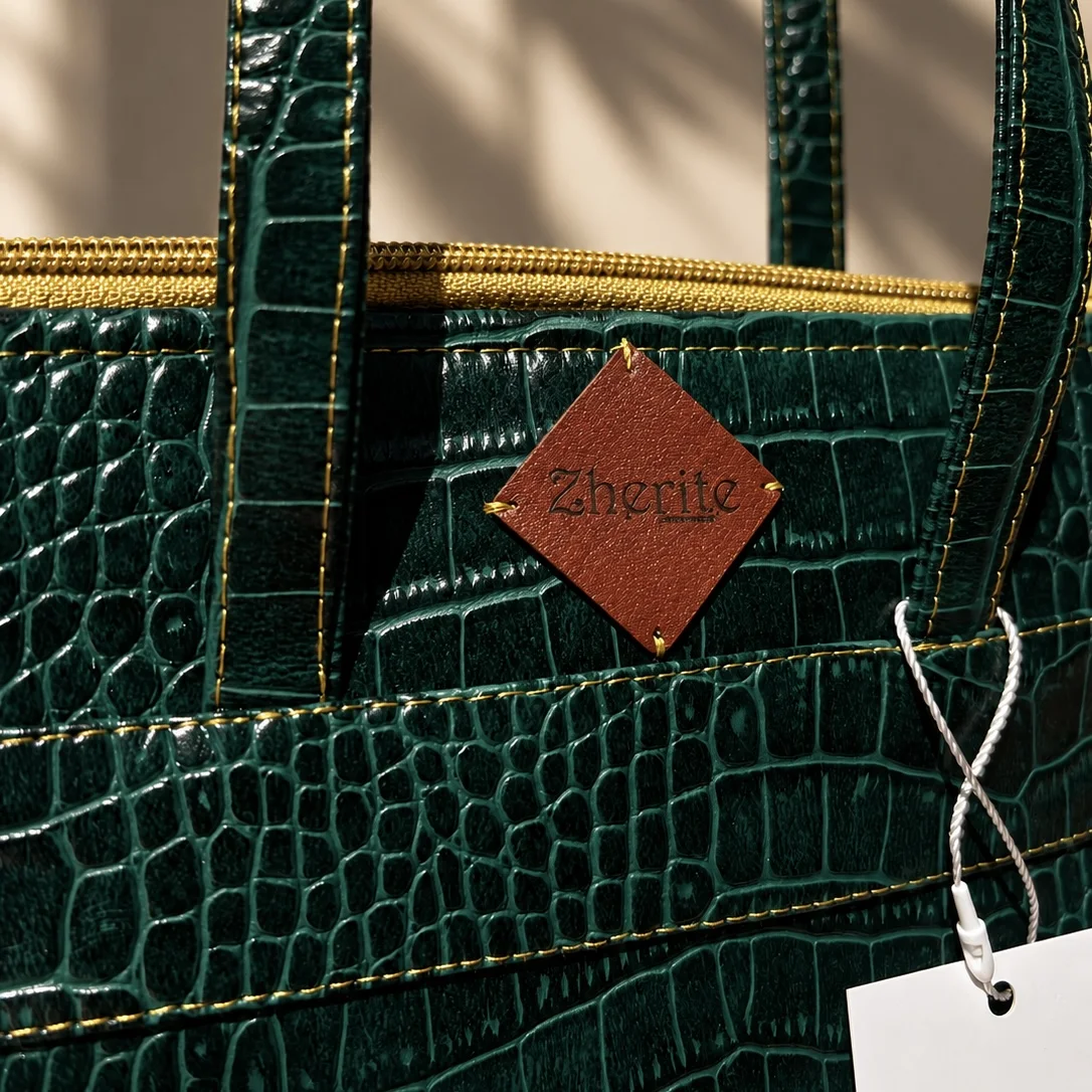 Sac croco - Vert