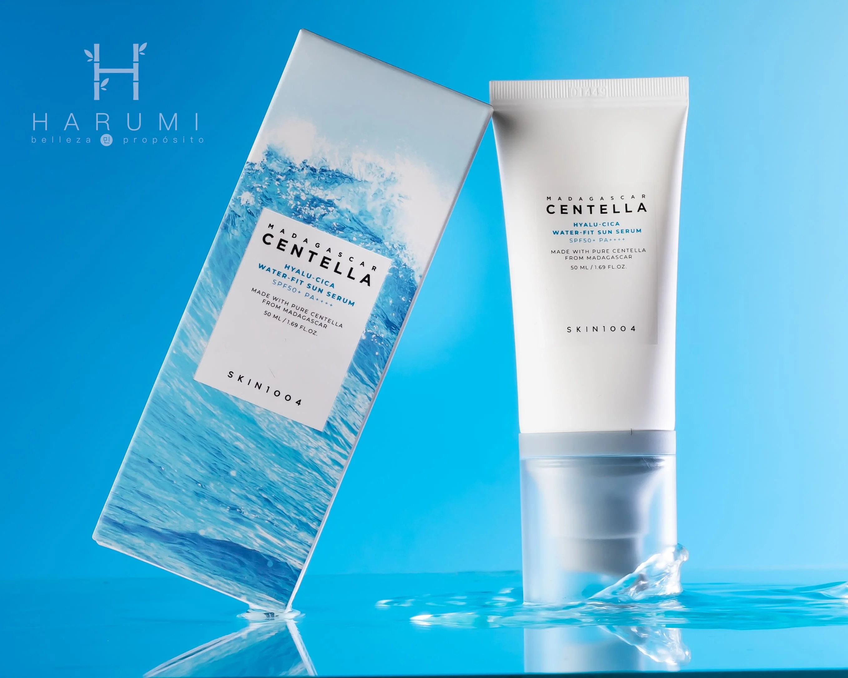 SKIN1004 – MADAGASCAR CENTELLA HYALU-CICA WATER-FIT SUN SERUM SPF50+ PA++++