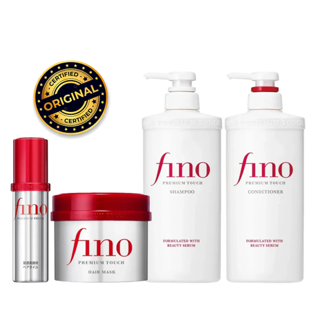 La gamme fino complète ( shampoing + traitement + masque + sérum )