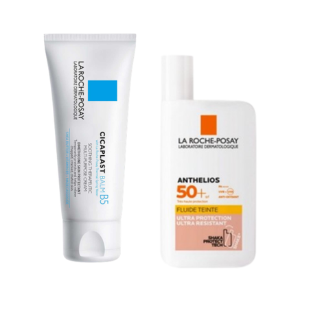 LA ROCHE POSAY CICAPLAST BAUME B5 40ML + ANTHELIOS ULTRA-FLUIDE FPS 50+ ÉCRAN SOLAIRE INVISIBLE POUR VISAGE