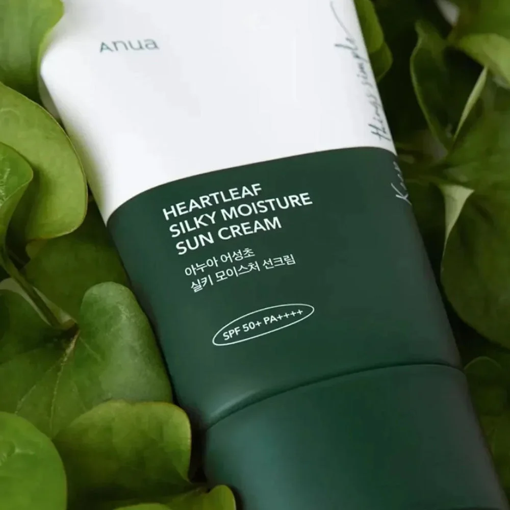 ANUA – HEARTLEAF SILKY MOISTURE SUN CREAM SPF 50+ PA++++ (50 ML)