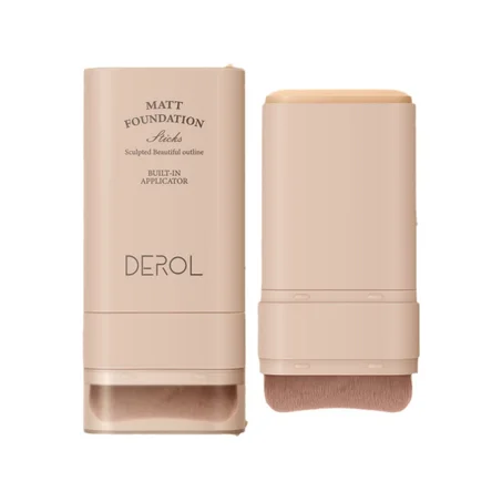 DEROL – Fond de teint mat en stick double embout (20 g)