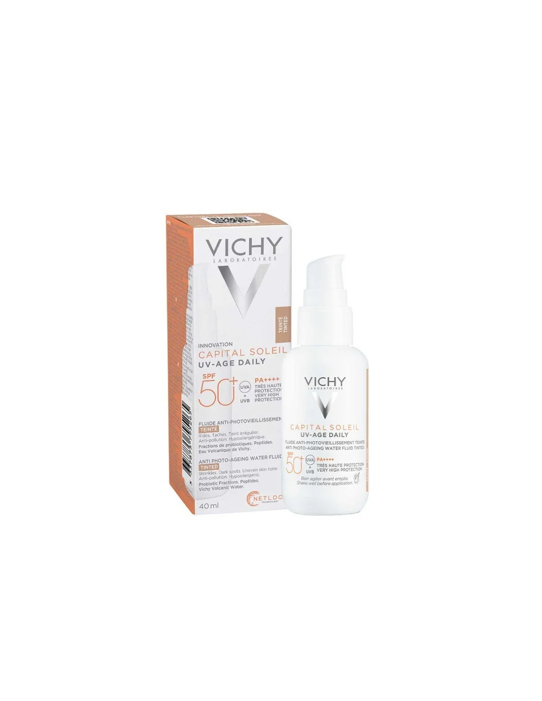 VICHY – CAPITAL SOLEIL UV-AGE DAILY TEINTÉ SPF 50+ (40 ML)