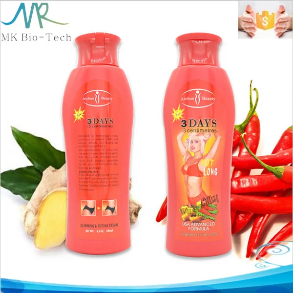 Aichun 3 Days Slimming Cream Chili and Ginger Cream كريم الفلفل الحار للتنحيف