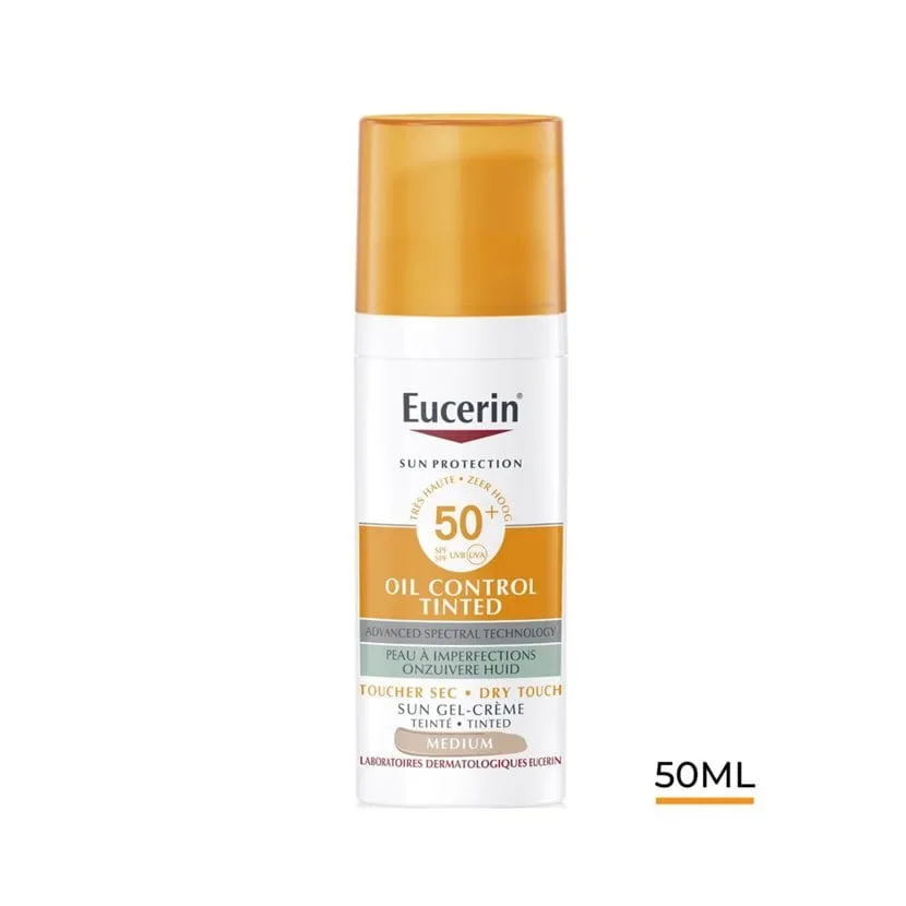 EUCERIN – SUN OIL CONTROL TEINTÉ MEDIUM SPF 50+ (50 ML)