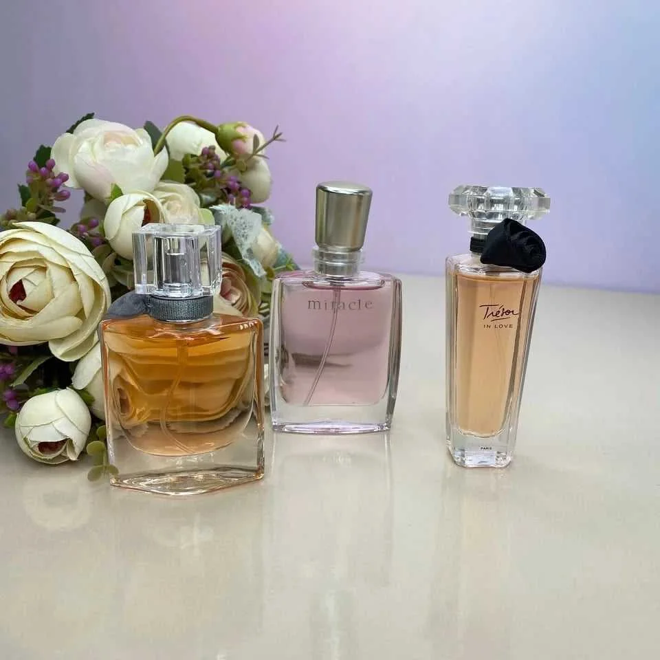 COFFRET LANCOME 3 IN 1 TESTEURS 30 ML  TRESOR + LA VIE EST BELLE + MIRACLE