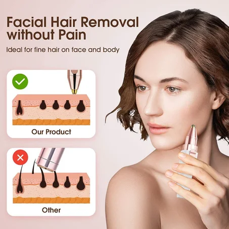 أصبحت آلة إزالة شعر الوجه جزءا جزئيا من جمالي اليومي