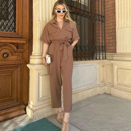 Combinaison  avec Ceinture : Élégance et Confort pour l'Été