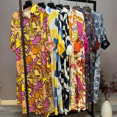 Couleurs éclatantes et élégance irrésistible : découvrez la nouvelle robe chemise