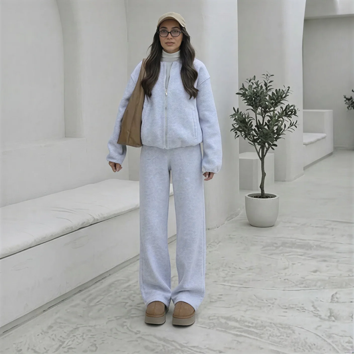 Ensemble gazolina gris