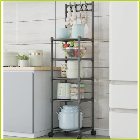 رف تخزين المطبخ