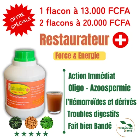 🔋 Restaurateur + Force & Énergie– Boostez votre vitalité naturellement en 7 jours top chronos !