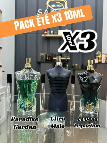 Pack été 10ml Parfum Originaux