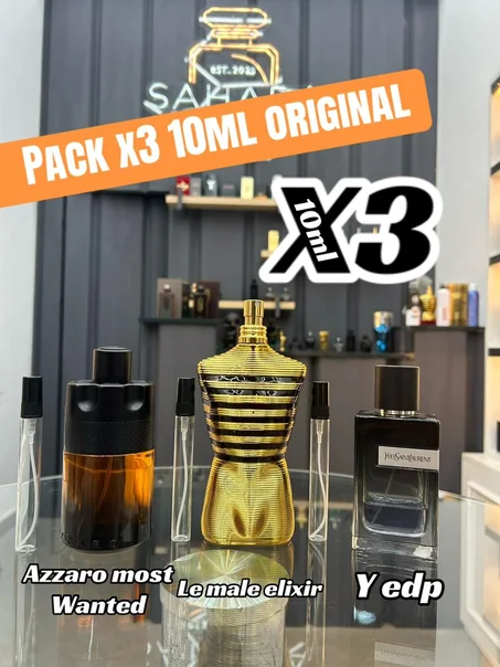 Pack 10ml Parfums Originaux