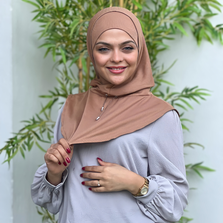 Hijab Hoodie Caramel