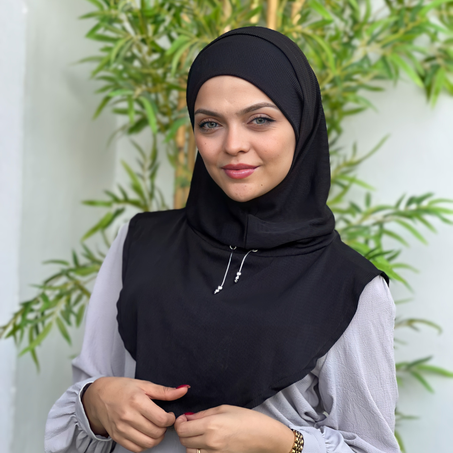 Hijab Hoodie Noir