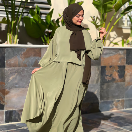 Robe Luna Vert Olive