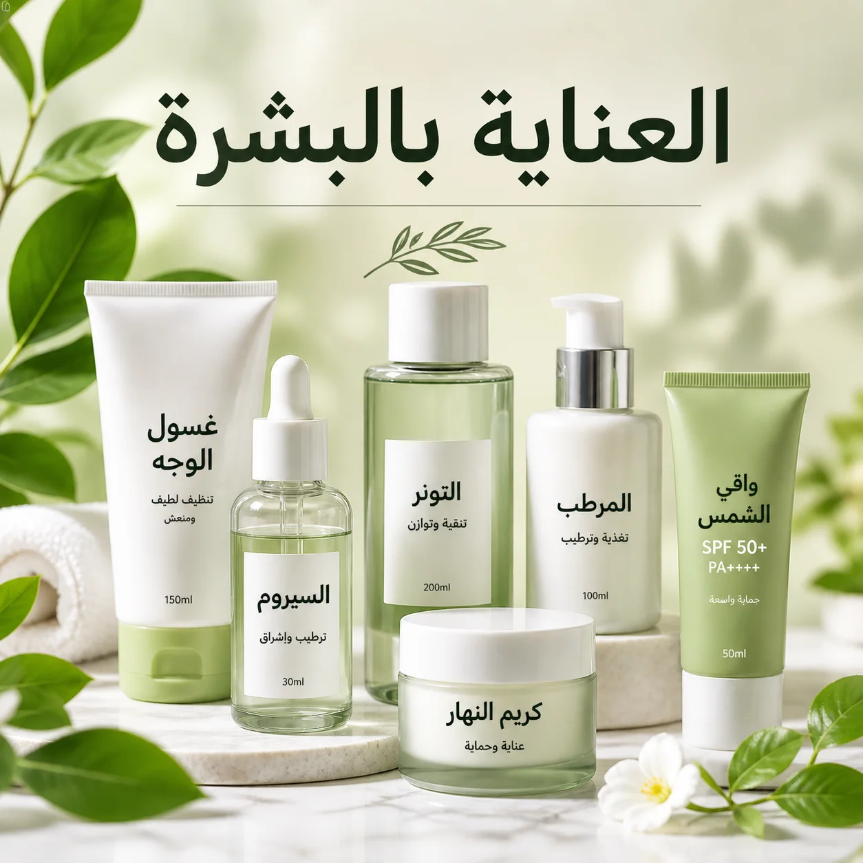العناية بالبشرة