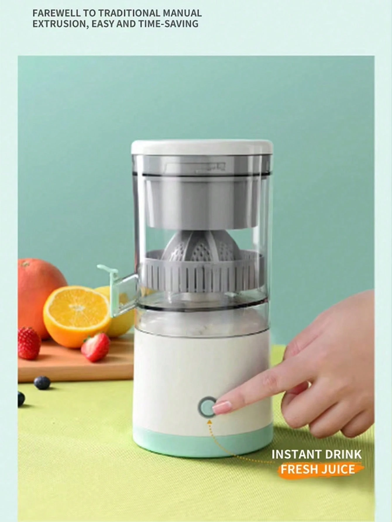 عصارة برتقال كهربائية محمولة