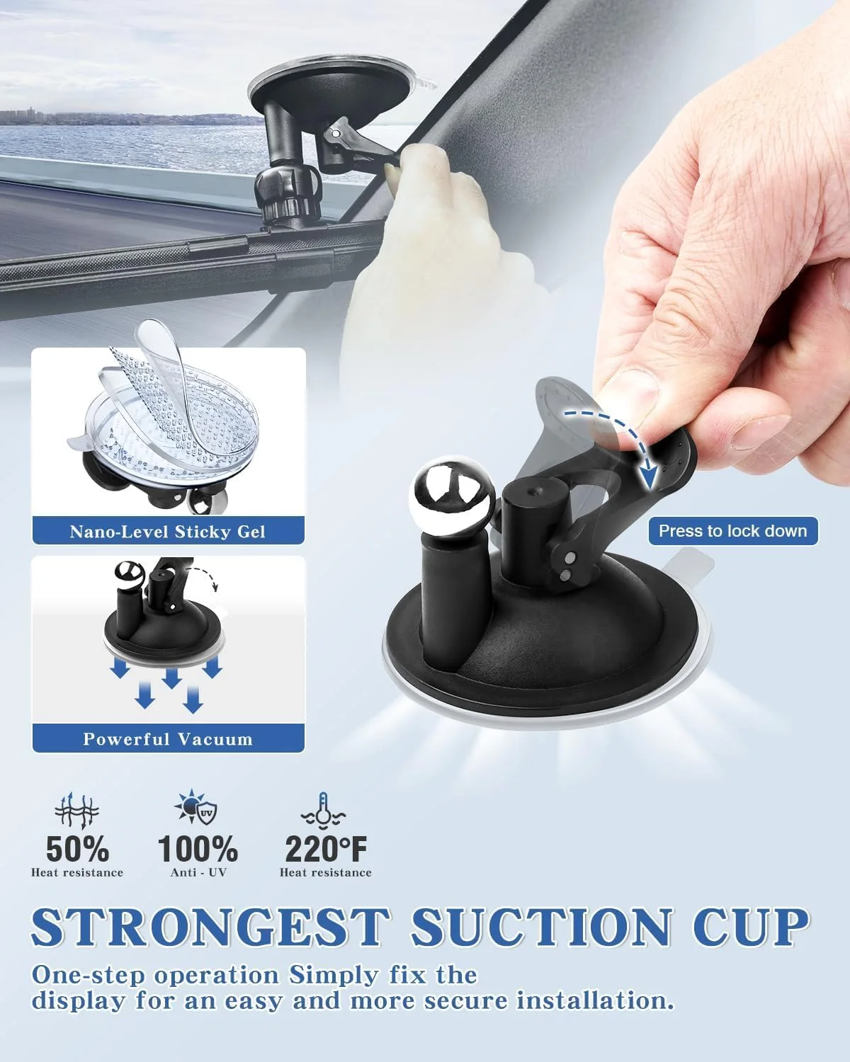 مظلة شمسية قابلة للسحب للزجاج الأمامي