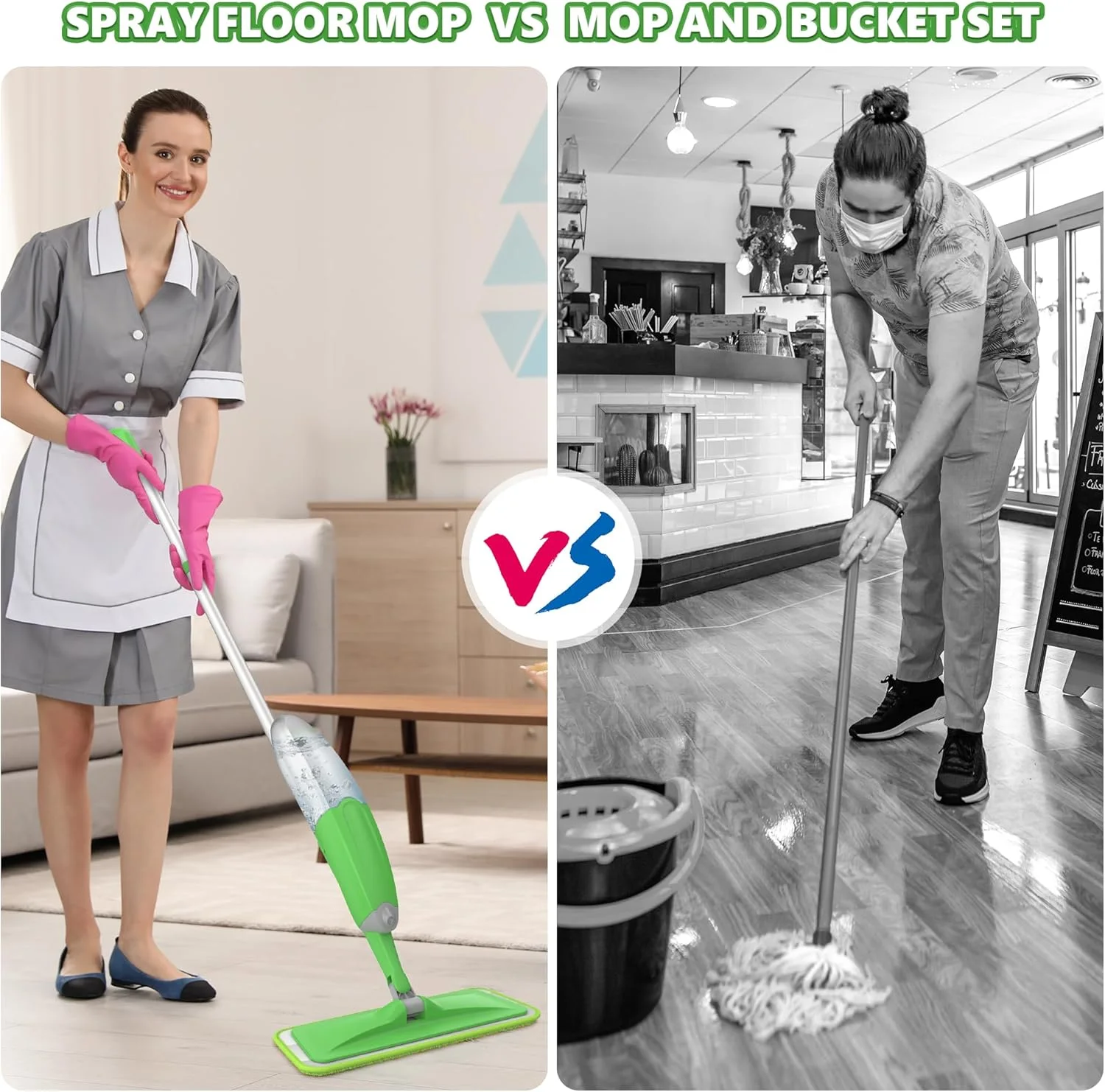 ممسحة رش لتنظيف الأرضيات