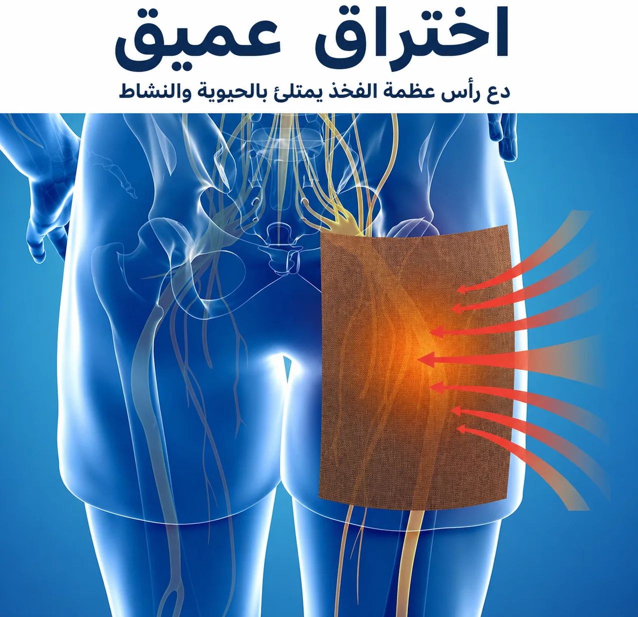 عبوة من 12 لاصقة لعلاج عرق النسا