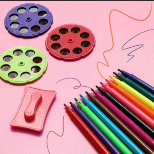 مجموعة الرسم والتلوين مع جهاز عرض