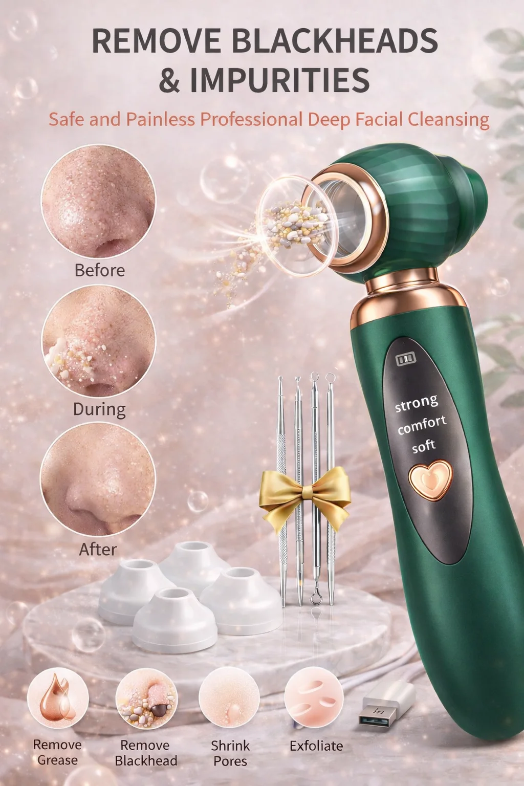 جهاز شفط الرؤوس السوداء الذكي